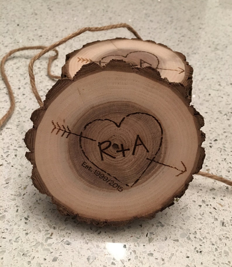 Wedding Favors Personalized Wood Coasters Log Coasters Etsy