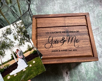 You and Me MEMORY BOX | Gift for Wife on Wedding Day | Wedding Memory Box | To Bride from Groom | Best Anniversary Gifts for Her