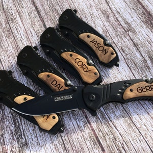 Personalized Folding Knife, Gift for Him, Custom Knife, Engraved Knife, Folding Knives, Gift for Dad, Father&#39;s Day, Gift for Men