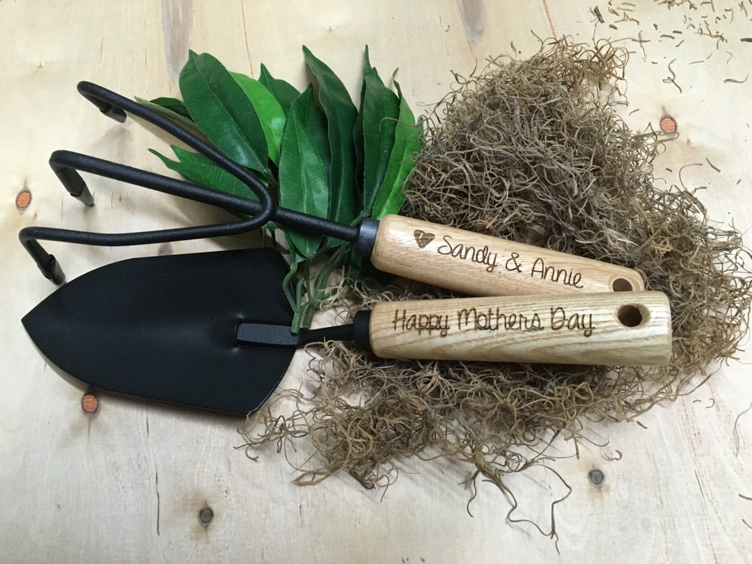 Mini outils en cuivre de luxe personnalisés outils de jardin