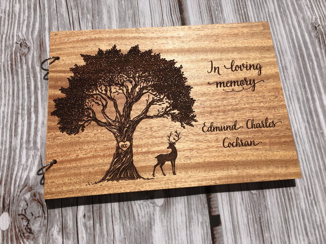 Celebration of Life Guest Book in Loving Memory Guest Book Etsy
