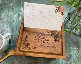 Beautiful Heirloom Recipe Box | Recipe Box for All Occasions, Holds 4x6 Cards, Multiple Styles to Choose from @ Allaboutimpressions