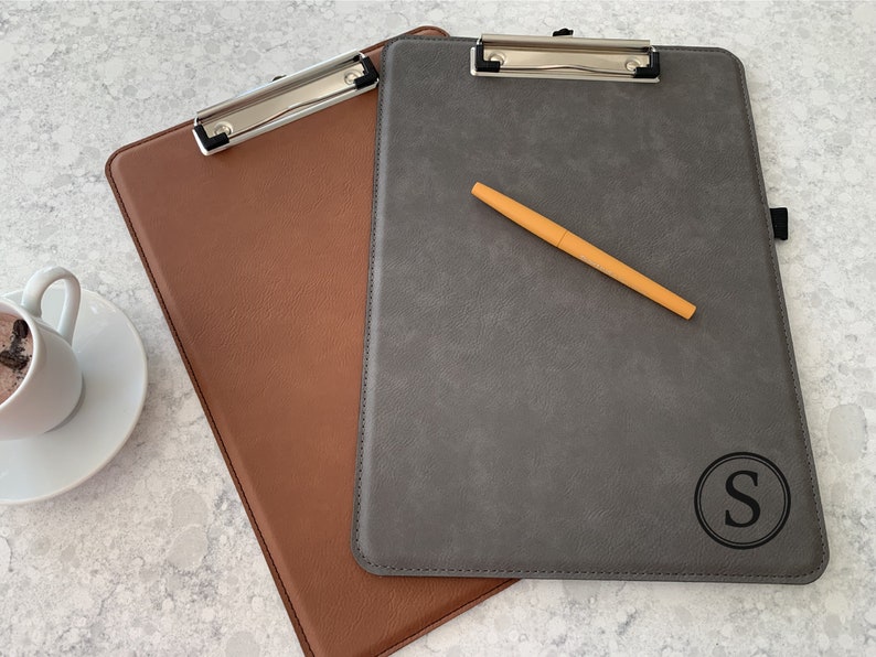 Custom Clipboard for Men Faux Leather Clipboards Business Etsy