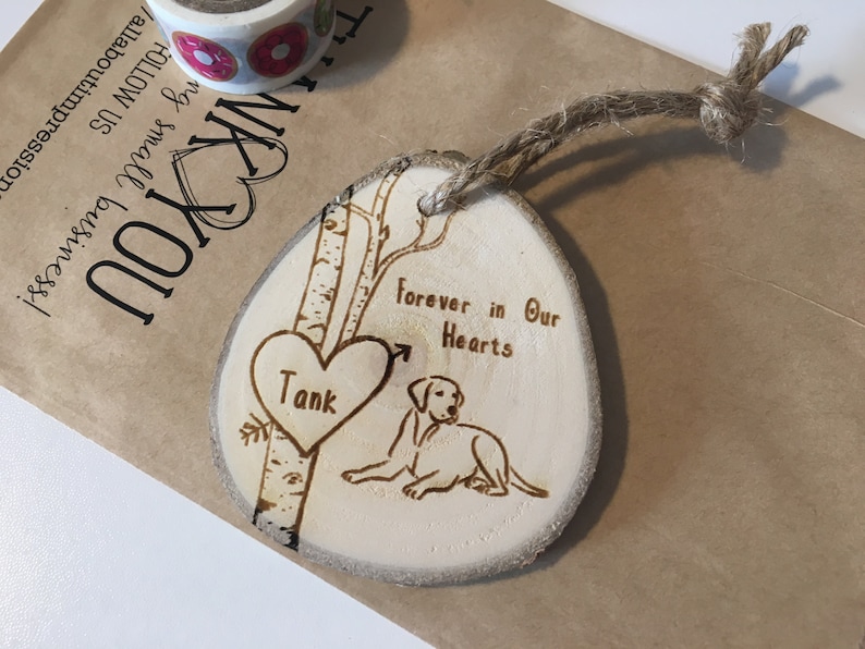 Pet Memorial Ornament Dog Sympathy Gift Loss of Pet Gift