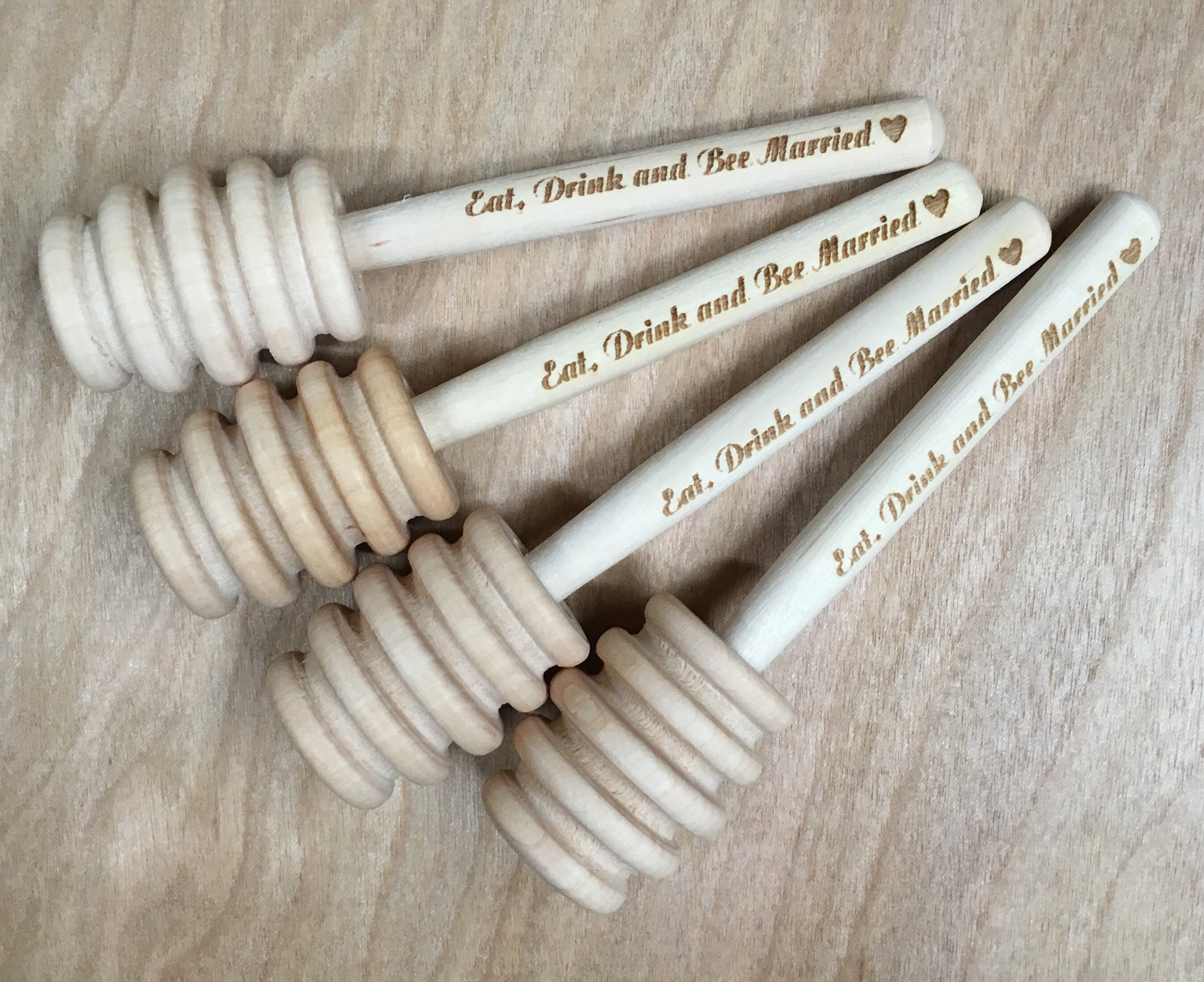 Wedding Favors Personalized Honey Dippers Set of 125 Etsy