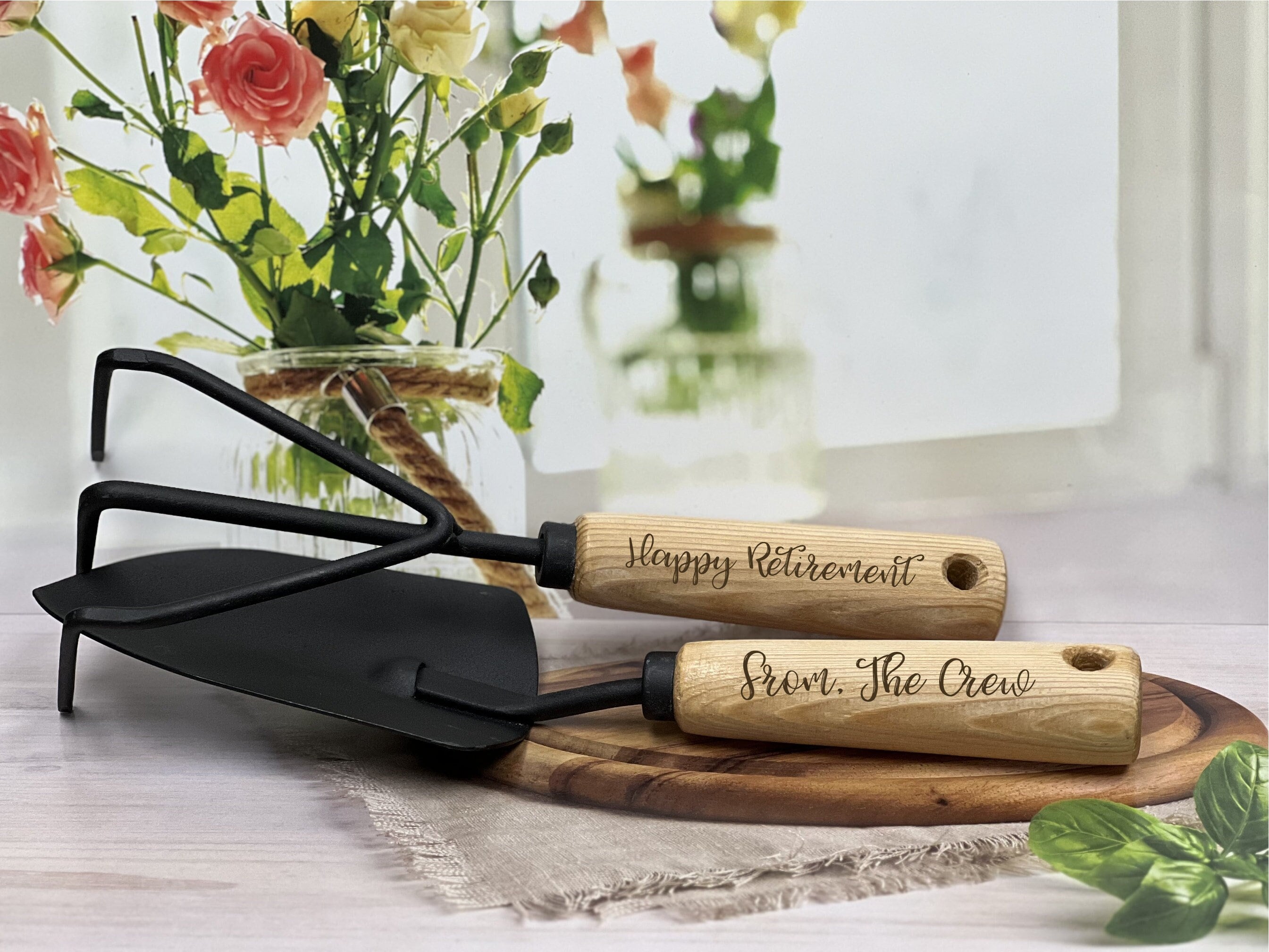 Engraved Garden Tool Set | Personalized Retirement Gift