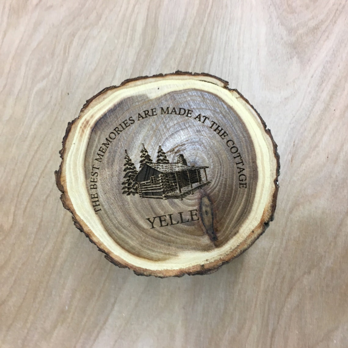 Personalized Cabin Log Coasters Cabin Decor Up North Decor Etsy