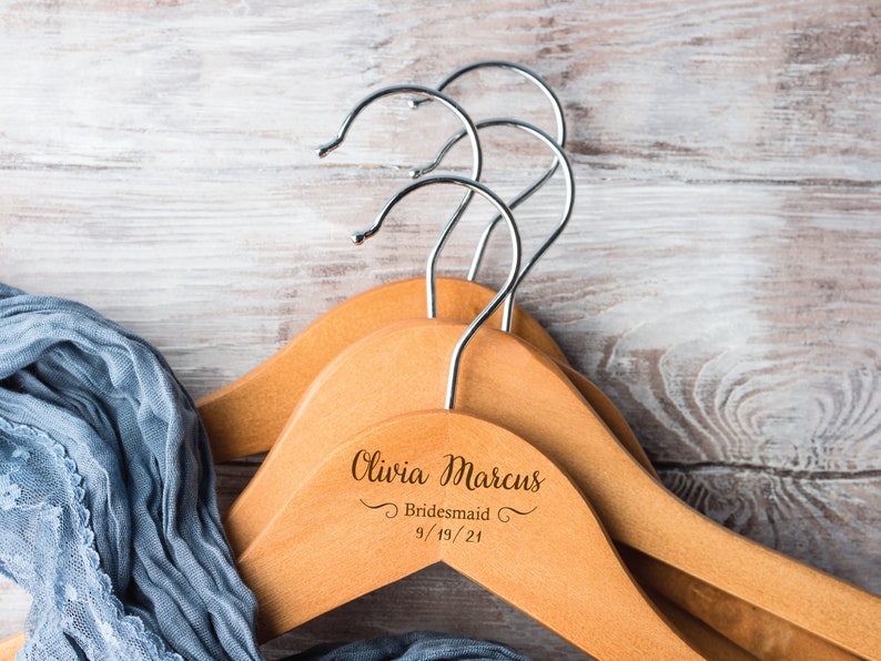 Bride Hanger Bridesmaid Hangers Bridal Shower Gift Etsy