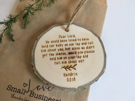 miscarriage baby ornament