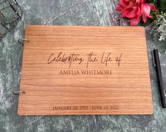 Celebrating the Life of Funeral Guest Book | Celebration of Life | Memorial Guest Book | Funeral Register Book | Guest Book for Funeral