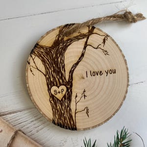 I love you ornament | gift for spouse, gift for wife, gift for girlfriend, christmas ornaments 2025