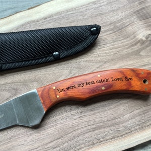 Personalized Fillet Knife, Fishing Gift for Husband, Fisherman Gifts, Fishermen Gifts, Birthday Gift Husband, Anniversary Gift Husband
