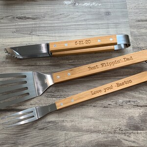 Custom BBQ Grill Gift, Best Father&#39;s Day Gift BBQ, Personalized BBQ Set, Grill Set, Custom bbq Gift for Him, Cool Grill Gifts, Grandpa Gift