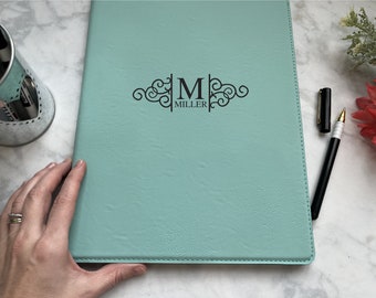 Business Gifts for Women | Padfolios for Women | Portfolios for Women | Leather Padfolio | Padfolio with Name | New Job Gift for Women