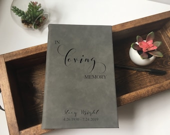 Memorial Guestbook | In Loving Memory Guest Book | Funeral Guest Book | Celebration of Life | Remembrance Gifts | Funeral Registry Book