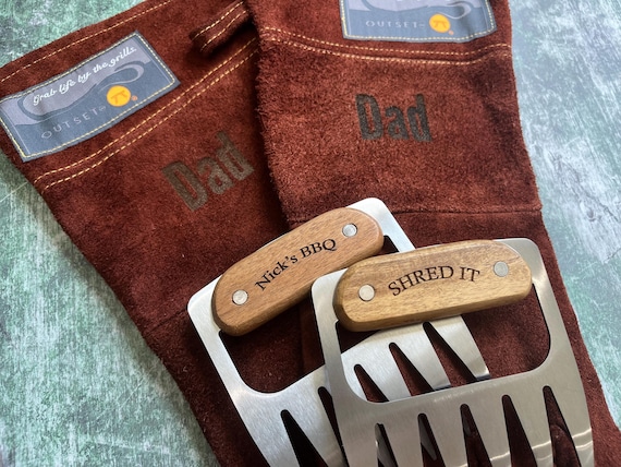 Meat Claws, Set of 2 & Personalized | Meat Shredders | BBQ Grill | BBQ Gifts | Pulled Pork Claws | Grilling Gifts for Men