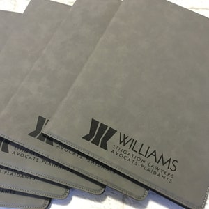 Corporate Gifts with Logo | Corporate Holiday Gifts | Corporate Christmas Gifts | Employee Appreciation Gifts Bulk | Faux Leather Padfolios