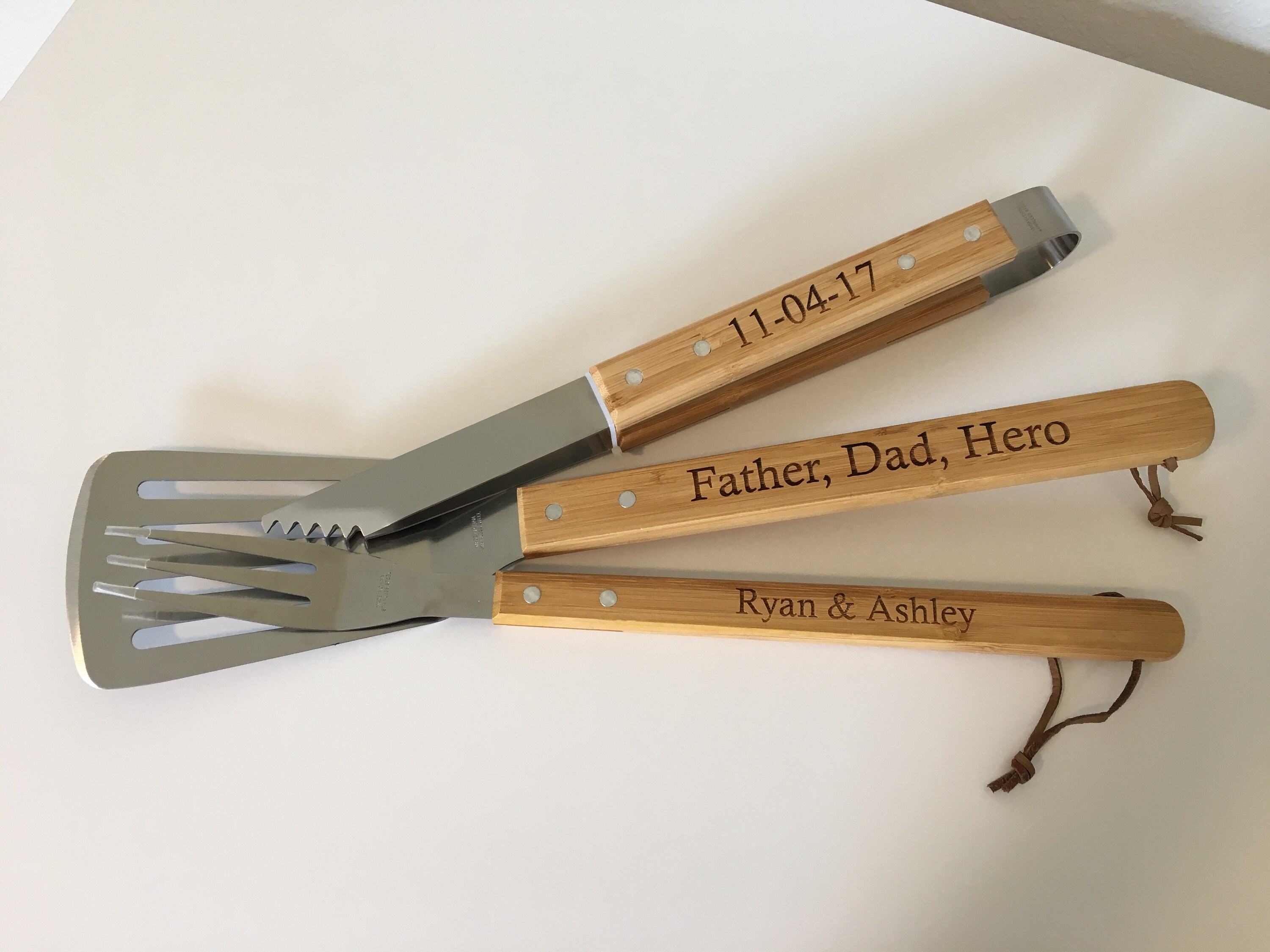 Custom BBQ Set Engraved Grill Set Gift for Men Grilling Etsy