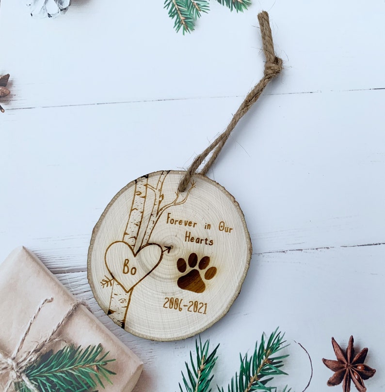 Pet Memorial Ornament Dog Memorial Ornament Dog Memorial Etsy