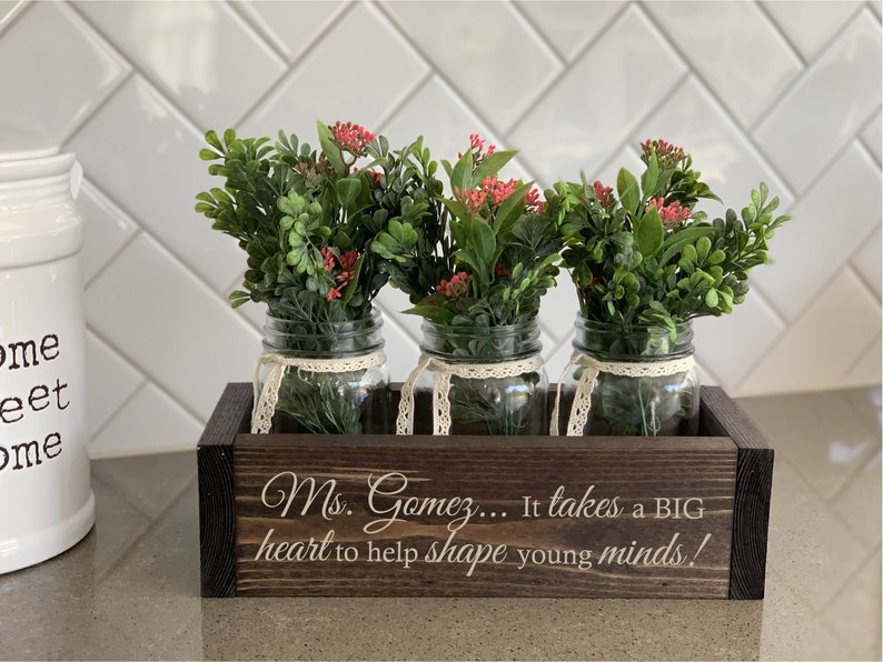 End of Year Teacher Gift Teacher Appreciation Principal Gift Principal Appreciation Gifts for Teachers Teacher Flower Pot image 2