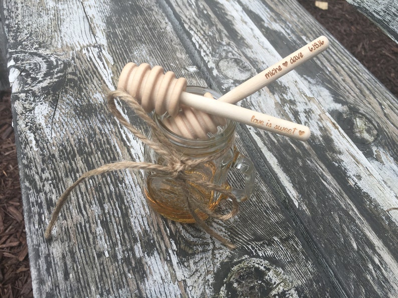 Personalized Honey Dippers Personalized Favors Set of 75 Etsy