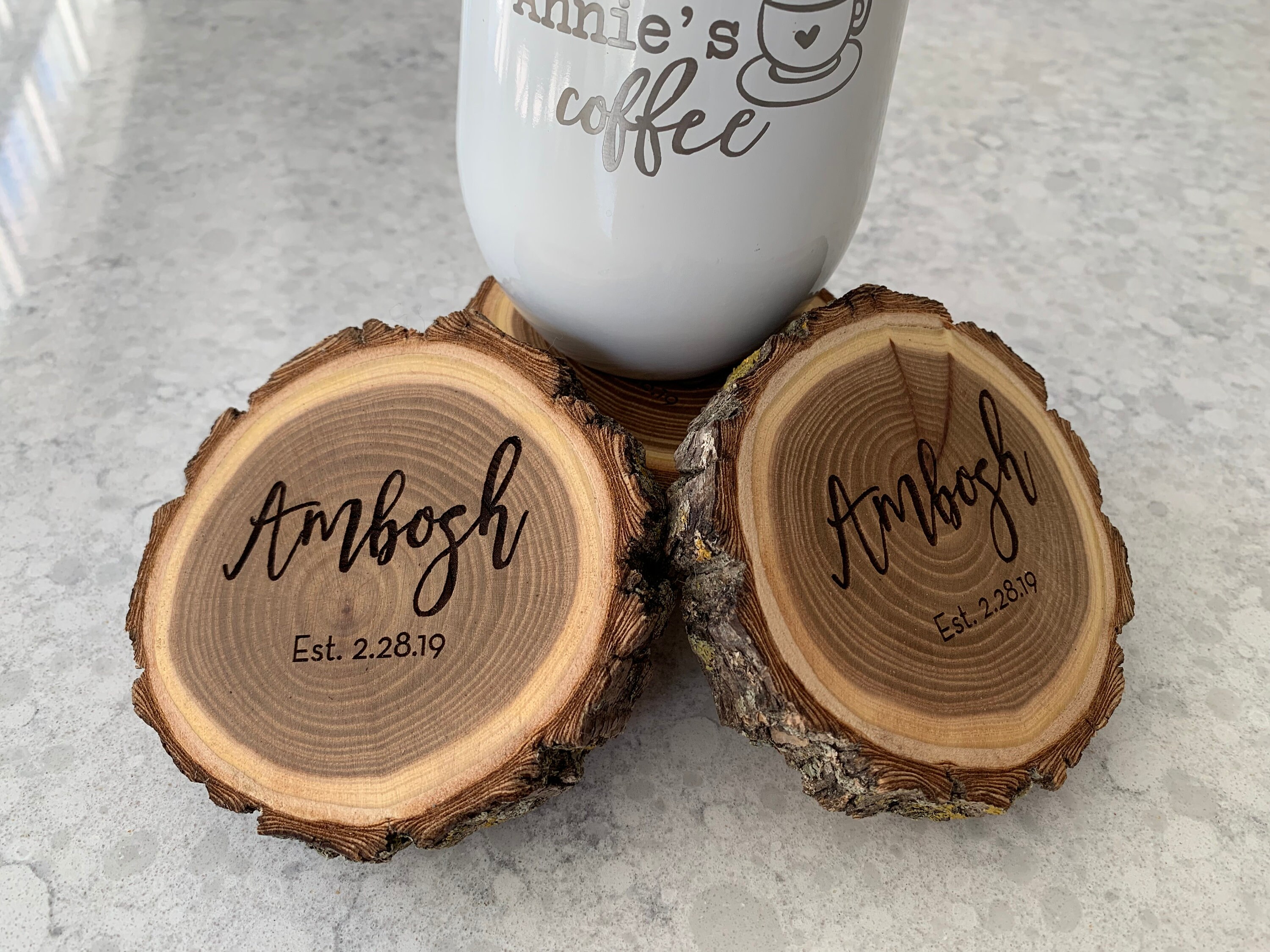 Farmhouse Coasters Set Of 6 Handmade Wooden Coaster Sets And Frames For ...