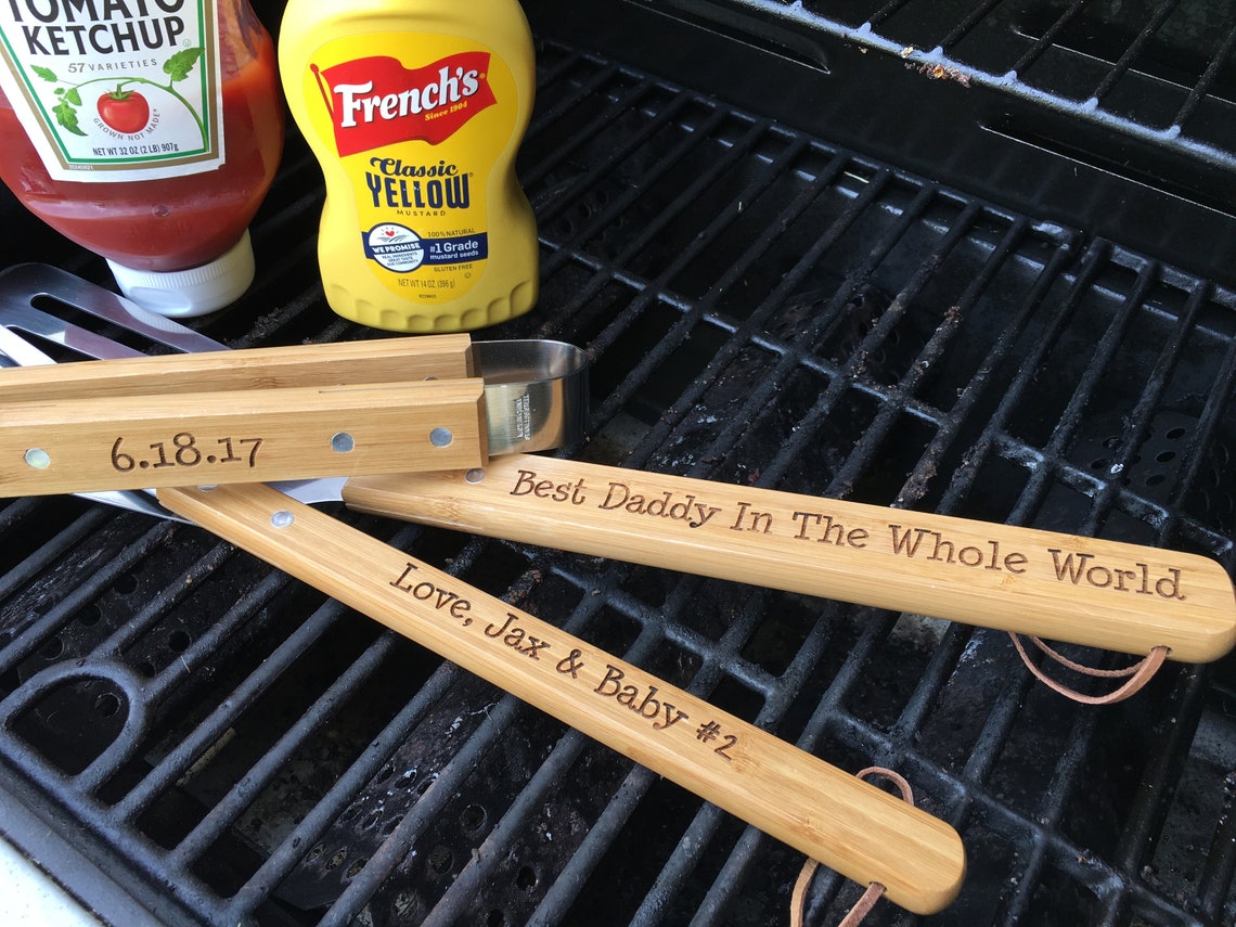 Custom BBQ Set Engraved Grill Set Gift for Men Grilling Etsy