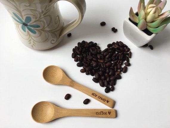SET OF 5, Spoon for Coffee Station Mom Gift Coffee Bar Table Accessories  Gift for Coffee Lovers Coffee Gift Coffee Bar Decor 