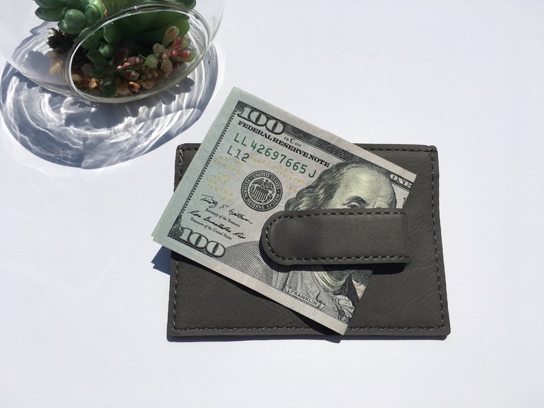 Credit Card Holder Personalized Money Clips for Men Money Clip Etsy