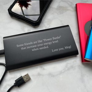 Customized Power Bank Charger | Personalized Power Bank | Rechargeable Battery Pack | Custom Power Bank | Portable Battery Charger