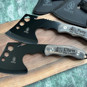 Personalized Axe, Personalized Hatchet | Den Leader Gift Personalized | Gift for Leaders | Leadership Gifts | Camping Axe | Camp Axe