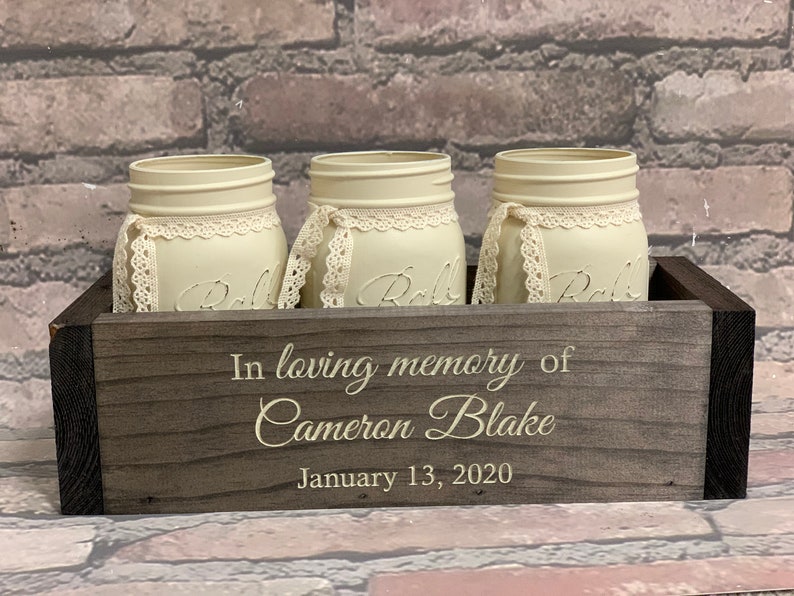 Memorial Gift In Memory of Sympathy Gift In Loving Memory In Memory Of Sympathy Gift Flower Memorial Gifts, Flower Box image 6