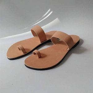 Men Sandals, Mens Leather Sandals, Greek sandals, Roman Mens Sandals, Mens leather slides, Handmade Sandals, Black Men Sandals, men Sandals image 4
