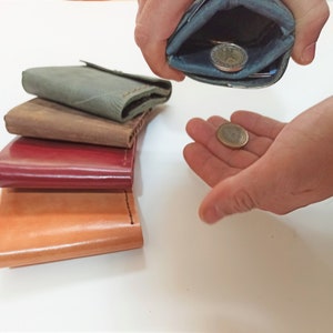 Cartera para hombres, Cartera de cuero, Cartera hecha a mano, Monedero de cuero, Cartera de monedas de cuero, Cartera de tarjetas de cuero, Cartera de cuero para mujeres, Carteras