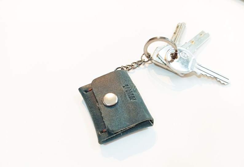 Leather keychain, Leather Keyring, Handmade Leather Keychain, Leather Key case, Leather key fob, Leather key holder, Leather Accessories image 3