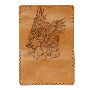 Handmade Leather Tobacco Pouch, Pyrography Tobacco Pouch, Leather Tobacco Pouch, Leather Rolling Pouch, Tobacco Pouch, Tobacco Cases