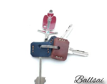 Sales!! 3+1 Leather Key Caps- 18.00 euro, Leather Key Toppers, Leather Key Cover, Leather Key Sleeve