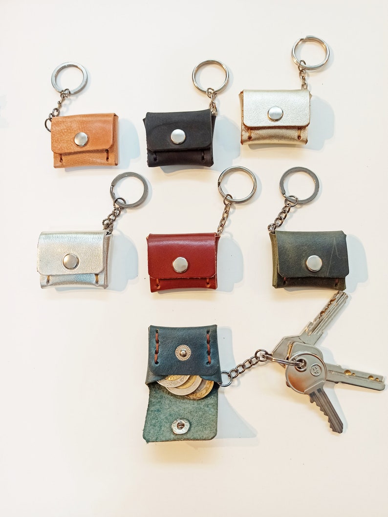 Leather keychain, Leather Keyring, Handmade Leather Keychain, Leather Key case, Leather key fob, Leather key holder, Leather Accessories image 5