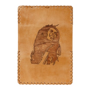 Leather Tobacco Pouch Bob Marley, Pyrography Tobacco Pouch, Handmade Leather Tobacco Pouch, Leather Rolling Pouch, Leather Tobacco Pouch