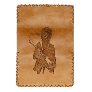 Jimi Hendrix Tobacco Pouch , Leather Rolling Pouch, Handmade Tobacco Pouch, Leather Tobacco Pouch,  Leather Tobacco Pocket, Tobacco Cases