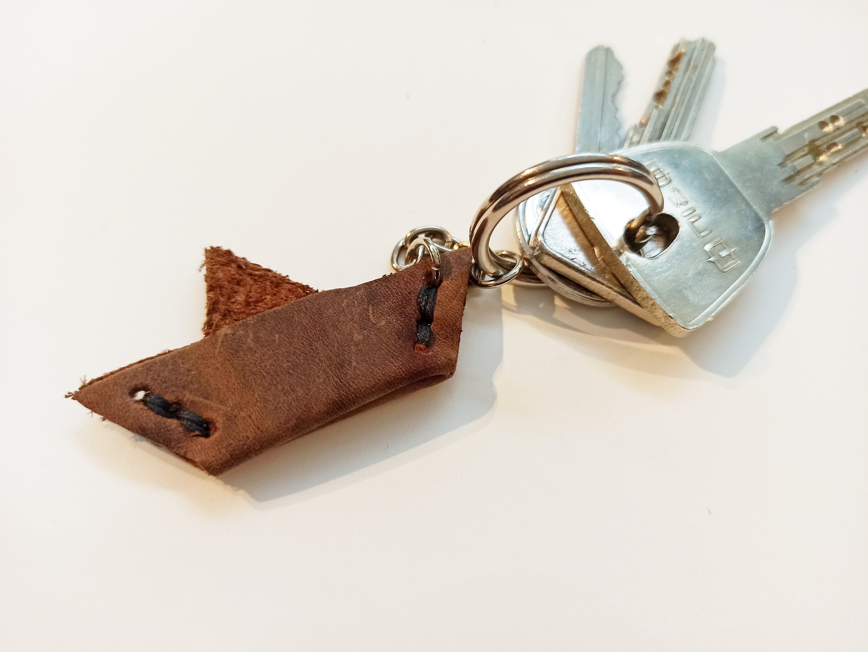 小物 CALEE STUDS LEATHER LONG KEY RING STUDS & TASSEL LEATHER LONG KEY RING【BLACK/BLACK】｜CALEE