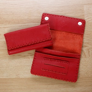 Leather Tobacco Pouch, Handmade Tobacco Pouch, Leather Smoke Pouch, Tobacco case, Cigarette Case, Leather Rolling Pouch, Tobacco pouch