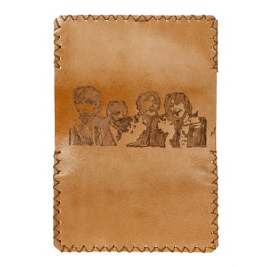 Beatles Tobacco Pouch ,Custom Tobacco Pouch, Leather Rolling Pouch, Handmade Tobacco Pouch, Leather Tobacco Pouch, Tobacco Case