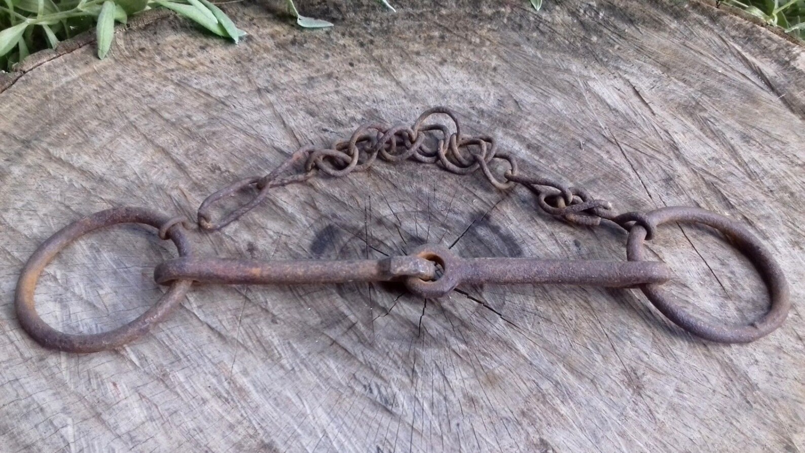 Antique Iron Horse Harness Bridle Bit Hand Etsy