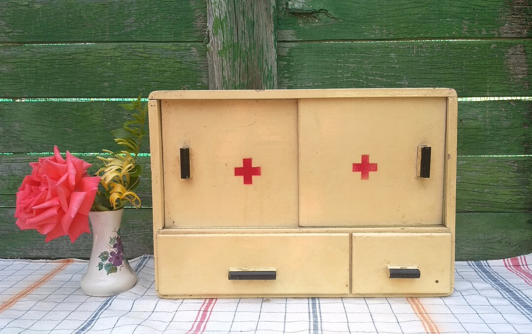 Vintage Medicine Wooden Medicine Etsy