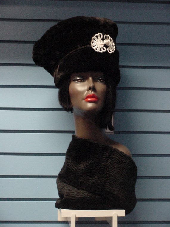 HATCOUTURE Custom Made Faux Mink Hat - Etsy display picture 1
