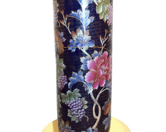 REAL GOLD KINTSUGI blue vase japan gift wabisabi