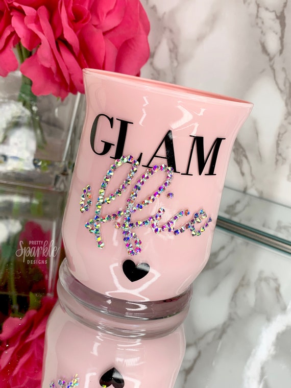 Desk Decor Office Decoration Glam Office Bling Cup Work Etsy