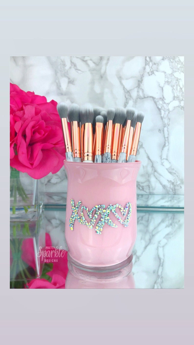 Makeup Brush Holder Makeup Artist Gift Makeup Vanity XoXo