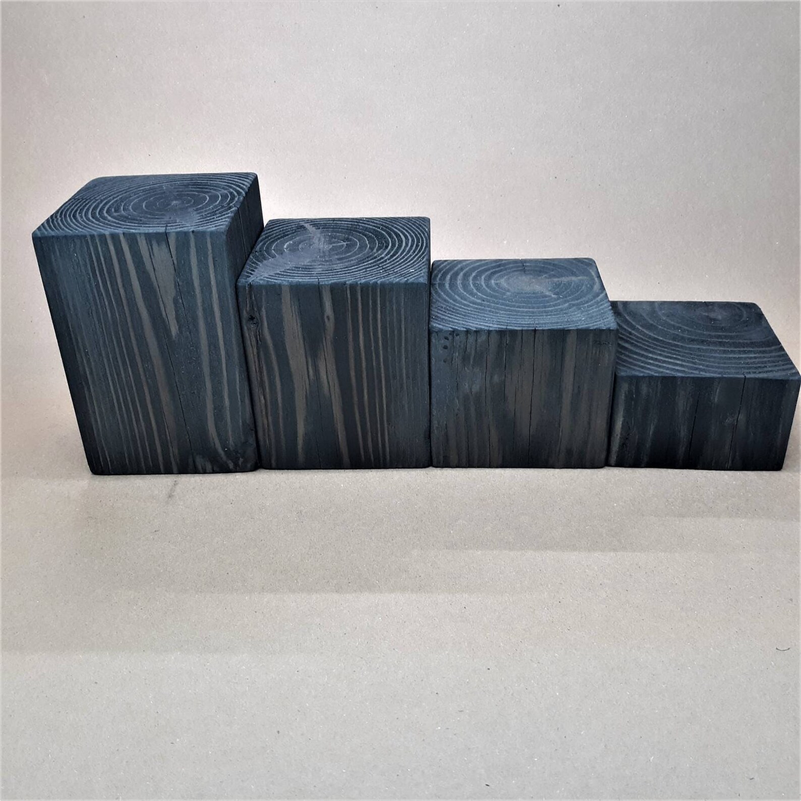 Wood Block Risersdisplay Riserwood Square Riserwood Block Etsy